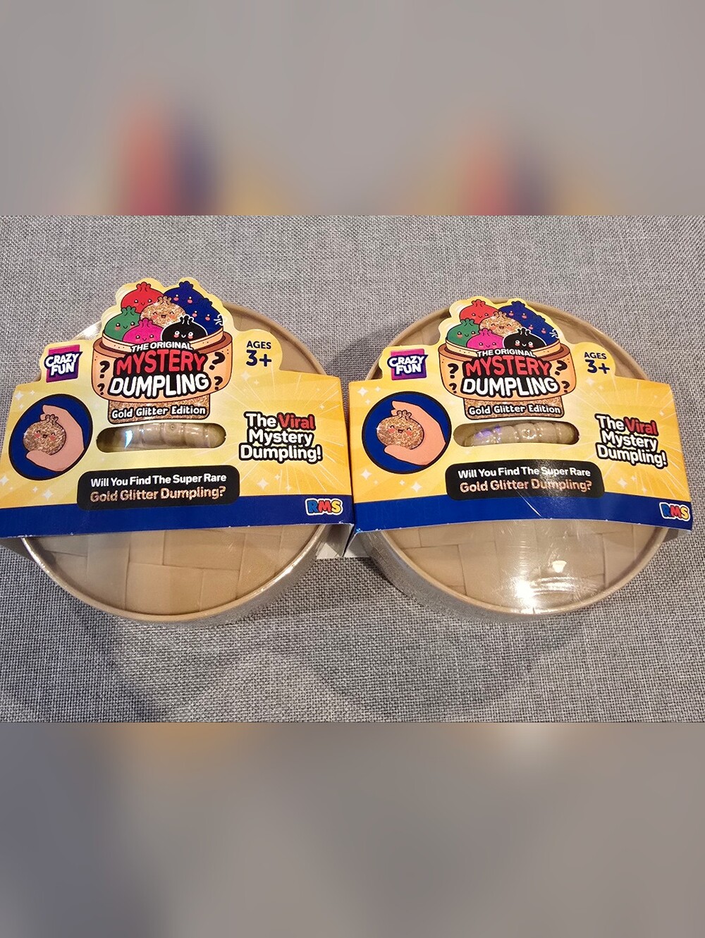 1 Mystery Dumpling Gold Glitter Edition, 2 Available, Price Is For 1 Dumpling